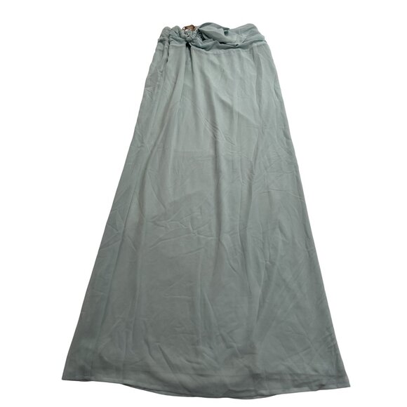 Outcast Milae Maxi Skirt in Blue - Picture 1 of 6